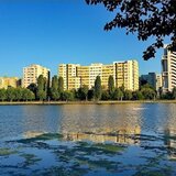 Lacul Tei x D-na Ghica, palat, pe marginea parcului Plumbuita